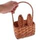 thumbnail image 5 of unbranded Cesta Tejida Con Orejas De Para Almacenamiento Decorativo Con Asa Marrón, 5 of 6