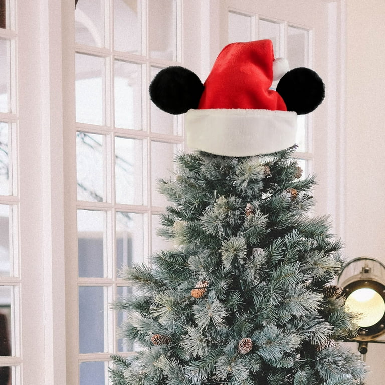 Disney Mickey Mouse Christmas Santa Hat with Iconic Ears, 16