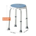 thumbnail image 5 of KFFKFF Shower Chair, Rotatable 360 Degrees Bath Seat, Height Modifiable Bathing Stool, Secure Grip Tub Seating Stool for Seniors, Disabled, Handicapped Individuals, Supports up to 300 lbs, 5 of 9