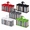 Black, variant on 6 Pack DVD Storage Bags with Handles and Zipper, Clear PVC Media Organizer for DVD Cases, CDs, Blu-Ray Discs, VHS Tapes and Video Games, 20 x 6.5 x 8.875 Inch