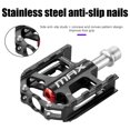 thumbnail image 4 of VIVIMAX Aluminum Alloy Road/Folding Bicycle Pedals,Cleated Design, 3 Independent Bearings, 4 of 9