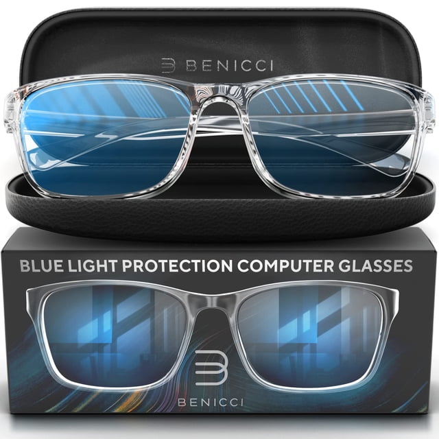 Gafas Benicci elegantes que bloquean la luz azul para hombres y mujeres