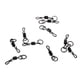 thumbnail image 4 of 10x Swivels Rig Tamaño 11 Aparejos de Pesca de Baja Matt Black, 4 of 6