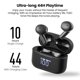 thumbnail image 5 of TOZO T21 Wireless Earbuds Bluetooth 5.3 in Ear Headphones Dual Mic Call Noise Cancelling IPX8 Waterproof 44H Playback Stereo Sound with LED Display Wireless Charging Case 32 EQs via APP Black, 5 of 5