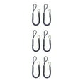 thumbnail image 1 of relayinert 2pieces Mooring Rope For Boat Rustproof And Strong Load-bearing Capacity Durable And Sturdy Dock Line With Hook red black blue 3Set, 1 of 6