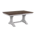 thumbnail image 3 of Iconic Furniture Company 42x82" 7-Pc Deco Wood Dining Set in Cocoa/Cotton White, 3 of 7