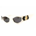 thumbnail image 1 of Philipp Plein SPP136M 5206K6 Unisex Shiny Beige Acetate Sunglasses, 1 of 2