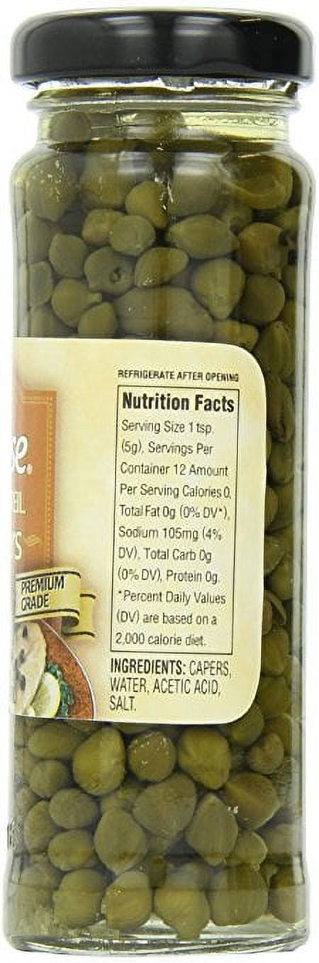 (4 pack) Reese Non Pareil Capers 3.5 oz