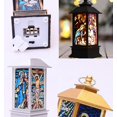 thumbnail image 5 of Christmas lantern gift decoration imitation LED lamp religious ornaments personalized furnishings night light, black, 5 of 5