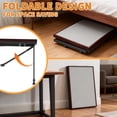 thumbnail image 6 of Puzzle Table 1500 Pieces with Wheels, Puzzle Table for Adults with Drawers and Cover, 5 Adjustable Up Angles Wooden Jigsaw Puzzle Board with Folding Legs for All Ages, Coffee, 6 of 6