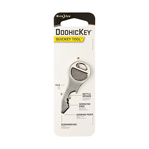 Nite Ize Doohickey Pet Tool Stainless Steel 4-Function Keychain Multi Tool Tick 