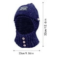 thumbnail image 3 of iHPH7 Gorros De Frio Para Mujeres Winter Accessories for Women Hat with Scarf Attached Hat and Scarf Set for Women Scarves for Women Winter Scarf Windproof Scarf Hats B One Size, 3 of 4
