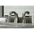 thumbnail image 3 of Kingston Brass KS4988CKL Kaiser Widespread Bathroom Faucet with Brass Pop-Up, Brushed Nickel, 3 of 8