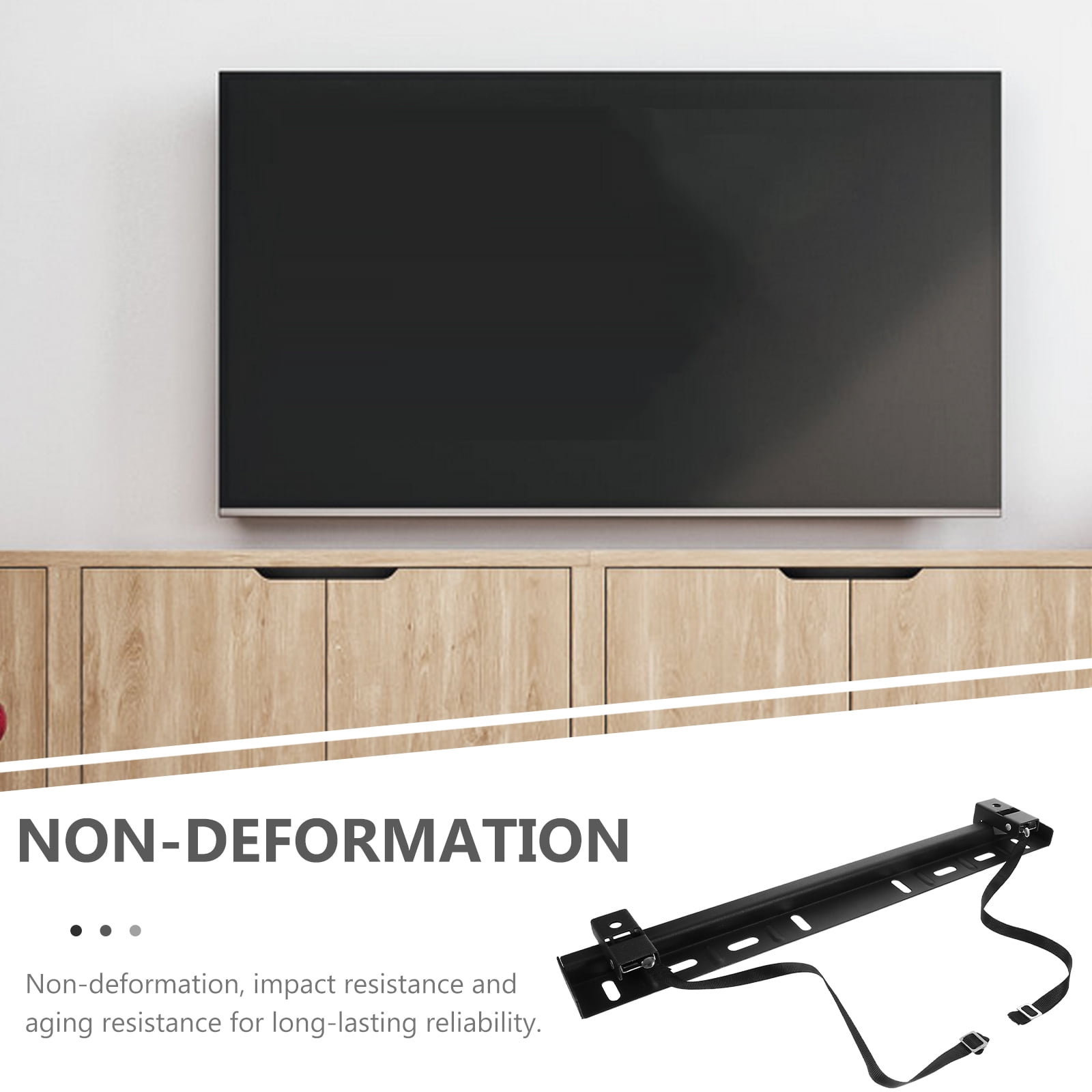 Wall Mounts for Tv Tv+wall+mount Bracket 65 Inch Stand Renter Friendly Hanger 2 Sets
