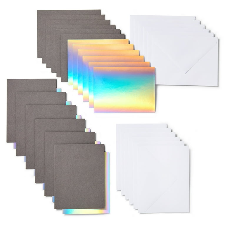 Cricut Joy Insert Cards, Gray/Silver Holographic Cricut Joy Insert Cards, Gray/Silver Holographic