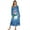 Snowman Snowflake Blue, variant on SEANATIVE Christmas Nightgown for Women Long Sleeve Sleep Shirt with Button Front Pajama Dress Night Gown Cozy Full Length Nightdress for Casual Home Bedroom, S, Snowman Snowflake Blue