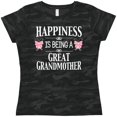thumbnail image 3 of Inktastic Happiness is being a Great Grandmother with Butterflies Women's T-Shirt, 3 of 5
