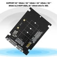 thumbnail image 4 of Adaptador Y Tarjeta Conversora 2 En 1 De Disco Duro Mini M.2 NGFF Y mSATA SSD A SATA 3.0 Bling Bling, 4 of 8