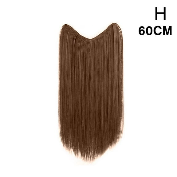 Hair Extension Long Straight Clip In One Piece Color Synthetic Hairpiece GX Y2P9