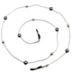 thumbnail image 2 of Cadena para gafas de sol con perlas sintéticas grises/blancas/negras, 2 of 7