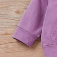 thumbnail image 3 of Baby girl autumn and winter Pullover Hoodie Sweatshirt + Floral casual pants + Bow headband Three Piece Set, 3 of 7