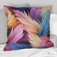 thumbnail image 2 of Designart "Gentle Feather Grace" Abstract Printed Throw Pillow, 2 of 5