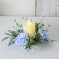 thumbnail image 6 of Wedding Table Centerpiece Artificial Valentine's Day Rose Wedding Table Flower Wreath Wedding Wreath Wedding Decorations, 6 of 9