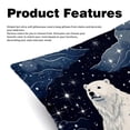 thumbnail image 2 of Polar Bear Covers - Set of 2 Throw Pillow Covers with Unique Patterns for Living Room Decor - Available in 16x16, 18x18, and 20x20 Inches Throw Pillows for All Occasions, 2 of 6