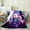 Black1, variant on Galaxy Kitten Print Throw Blanket Soft Flannel Decorative Blanket For Sofa Bedroom Couch Travel