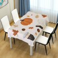 thumbnail image 4 of Yayeee Tablecloths 60" x 108" Rectangle Wrinkle Resistant Party Table Cover, Hand Drawn Pumpkin, 4 of 8