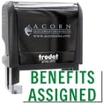thumbnail image 1 of Large Self-Inking Benefits Assigned Stamp, Trodat Printy 4913, Press and Print Stamping, Impression Size 7/8" x 2-1/4", Up to 10,000 Impressions - Green Ink, 1 of 10