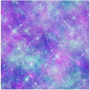 GZHJMY Mermaid Galaxy Scale Napkins Table Decorations Napkin Set for Gift Giving, Dining, Parties 20 x 20in