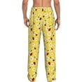 thumbnail image 7 of Salouo Chamomile And Ladybug Print Pajama Pants for Men, Lounge Pants Elastic Waistband Casual Men's sleepwear Loungewear Sleep Pajama Pant -XX-Large, 7 of 7