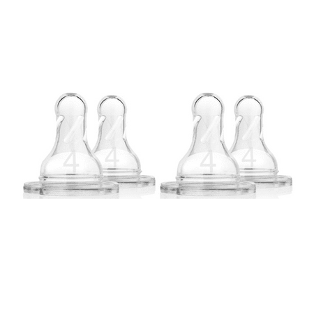 (2 Pack) Dr. Brown's Original Nipple - Level 4 (9m+), 2 (Best Way To Stimulate Nipples)