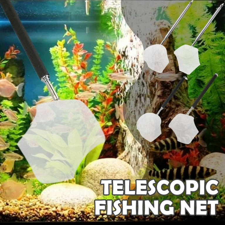 Scoop Shrimp Catching Fishnet Aquarium Supplies Fish Tank Accessory Catch  Net N P2O6