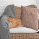 thumbnail image 5 of Juego de 2 fundas de almohada decorativas de felpa suave con forma de abrazo de 20 x 20 ", funda de cojín cuadrada, 5 of 6