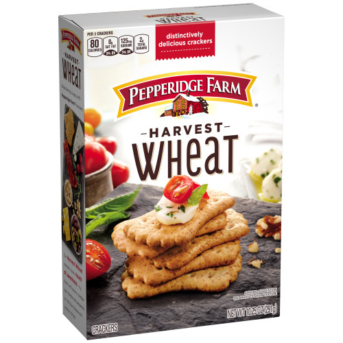 Pepperidge Farm Harvest Wheat Crackers, 10.25 oz. Box