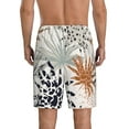 thumbnail image 3 of Fotbe Tropical Leaves Pajama Shorts for Men, Men's Pajama Bottoms, Sleepwear,Short Pajama Pants-X-Large, 3 of 9