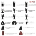 thumbnail image 3 of 68PCS/100PCS for Fein Multimaster Dewalt Makita Bosch Oscillating Saw Blades Multimaster Rotary Tool Bit Saw Blades, 3 of 11