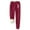 01-Wine, variant on Women's Capri Sweatpants Printed Workout Fleece Warmth Sweatpants with Pockets Wide Leg Cargo Trousers Baggy Jogging Joggers Casual Lounge Active Pants High Waisted Tracksuit Bottoms