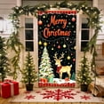 thumbnail image 4 of YIKA 35 X 72 Inch Christmas Door Cover Christmas Door Curtain Christmas Day Door And Wall Decoration Festival Party Decoration Christmas Decorations C, 4 of 6