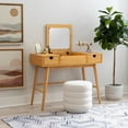 thumbnail image 2 of Linon Cassidie Cane Front Vanity, Natural, 2 of 24