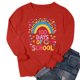 thumbnail image 5 of Uootdi 100 Days of School Long Sleeve Shirts for Women Womens Teacher Graphic Tops Happy 100 Days of School Sweatshirt Gift, 5 of 6