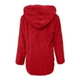 thumbnail image 5 of Breezora Veste Matelassée Légère pour Femmes, Manteau d'Hiver Décontracté, Cardigan, Taille m, Rouge, 5 of 5