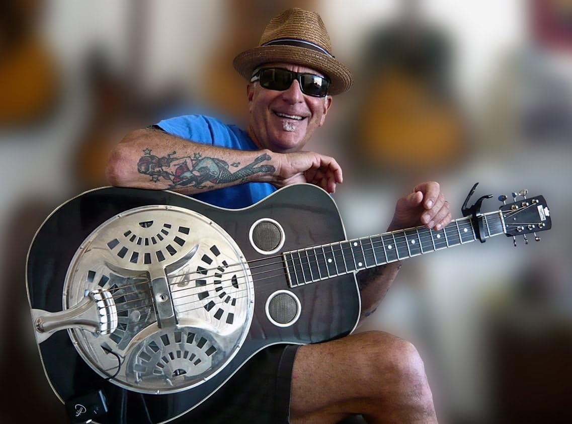 Resonator Guitar Microphone with Flexible Micro-Gooseneck by Myers Pickups