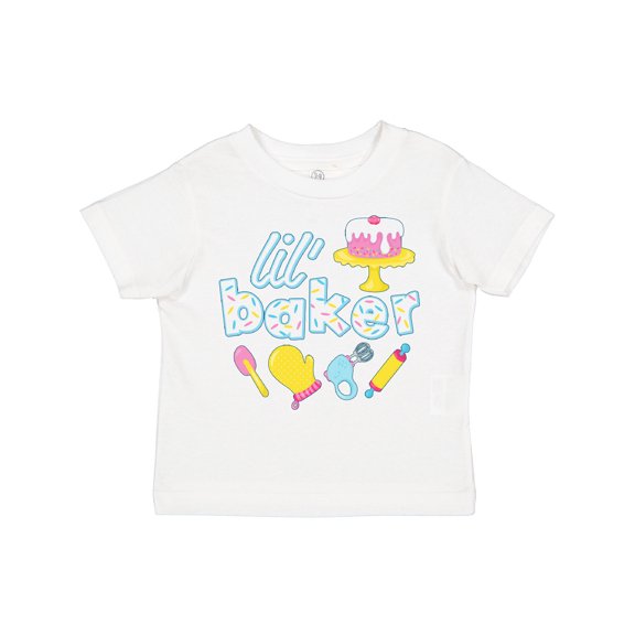Inktastic Lil' Baker Icing and Cake Boys or Girls Toddler T-Shirt