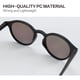 thumbnail image 5 of Gafas de sol ZENOTTIC polarizadas redondas clásicas retro UV400, 5 of 7