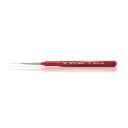 UPC: 0661670905530 | Connoisseur White Taklon Brush Mini Det Scrip 10/0