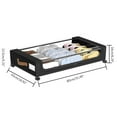Black and Friday Deal 2024!Under Bed Storage With Wheels XXL 60L Under