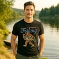thumbnail image 5 of I&rsquo;d Rather Be Fishing Bigfoot T-Shirt, Funny Sasquatch Fishermen Tee, 5 of 6